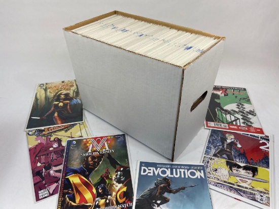 Box of over 100 Comic Books, Image, Dynamite, Marvel, DC, etc