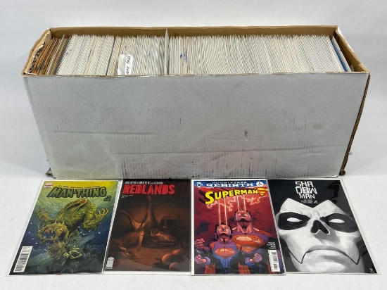 Box of over 200 Comic Books, Image, Valiant, Marvel, DC, etc
