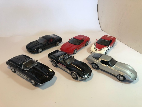 6 Corvettes 1:18 UT Models