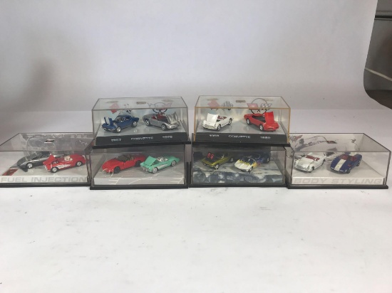 Hot Wheels Collectibles Corvette Cars In Case 6 Units