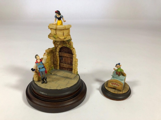 Snow White Prince Dopey Sculptures