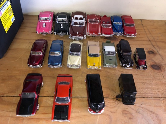Lot of Die-Cast Sedans