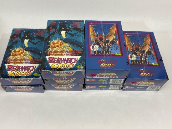 10 New Sealed Boxes of 1993 Classic Deathwatch 2000 Cards