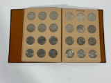 Album of 48 Eisenhower Dollar Coins, 1971 D - 1978 D