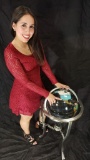 Pearlescent Globe 3ft Tall