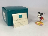 Thru the Mirror Millennium Mickey On Top of the World w/ CoA 2000 Walt Disney Classics Collections