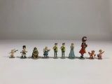 Disney Olszewski Goebel Miniatures Peter Pan 10 SIGNED Mini Figurines