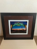 Framed Santa Monica Harbor Picture