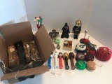 Box Full of Toys Stamps Pez YoYos Spoons Collectibles