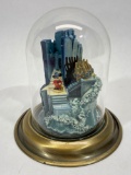 Disney Fantasia, Living Brooms 972-D Sculpture & Wizard Mickey 171-P Miniature, Signed by Olszewski