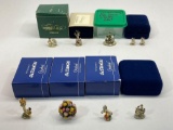 Set of 9 Signed Goebel Historical Series Miniature Figurines by Olszewski