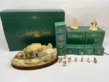 Goebel Nativity Miniature Sculptures & Signed Figurines by Olszewski, 11 Units