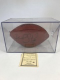 Signed Football Frank Sanders With COA