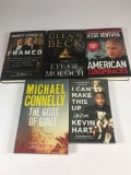 5 Books all Signed Kennedy Beck Ventura Hart Connelly