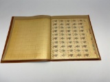 Binder of over 20 Pages of Vintage U.S. Stamp Sheets