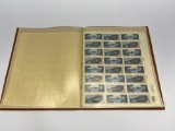 Binder of 24 Apollo Soyuz 1975 U.S. 10 Cent Stamp Sheets