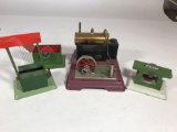 German Tin Toy Work Shop 4 Units