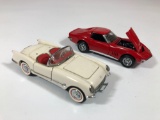 Franklin Mint Precision Models Die-Cast Corvettes