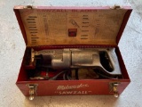 Vintage Milwaukee Sawzall Reciprocating Saw with Original Toolbox Case