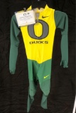 Oregon Ducks Official Track-Worn Team Suit w/ Certificate of Authenticity
