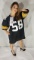 Signed Pittsburgh Steelers Football Jersey XL w/ COA says P.A.A.S., Jack Lambert 58