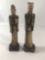 Carved Bone Asian Figures 2 Units