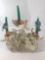 Porcelain Coated Ceramic Angel Candle Holder