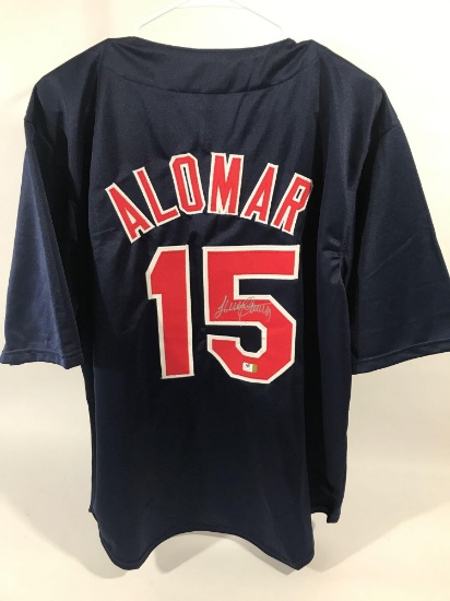 Sandy Alomar Jr Indians Signed Jersey COA
