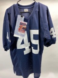 Signed Football Jersey XL w/ COA says James Spence Authentication, Rudy Ruettiger