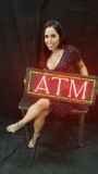 ATM Light Up Sign 27x11in
