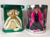 2 1994-98 Barbie Happy Holidays Special Editions 12155 & 20200 NIB