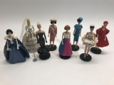 Danbury Mint Barbie Figurine Collection 8 Units