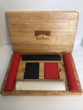 Marlboro Poker Set Wood Case