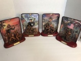 USMC Bradford Exchange Display Figures 4 Units