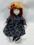 36in Tall Cloth Doll With Hat
