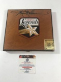 Ken Stabler Signed Cigar Box COA
