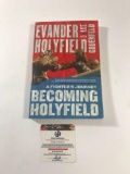 Evander Holyfield Signed Book COA