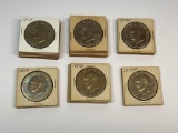 Collection of 23 Eisenhower Dollar Coins 1971-78