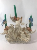 Porcelain Coated Ceramic Angel Candle Holder