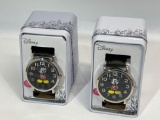 2 Disney Mickey Mouse Wristwatches in Original Cases