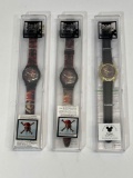 3 Disney Pirates of the Caribbean Wristwatches in Original Cases
