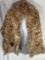 Cedrics Faux Fur Pocketed Scarf & Neiman Marcus Size M Silk Blouse