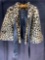 Jerry Lewis Faux Leopard Fur Coat