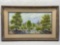 39x24in Framed Signed Original Oil on Canvas Painting by Lloyd Reasor