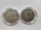 2 U.S. 1887 Morgan Silver Dollars