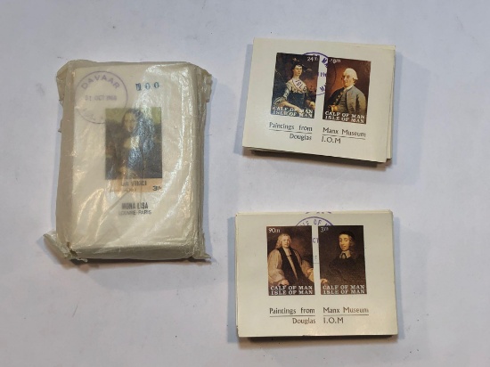 Souvenir Stamps, 3 Bundles