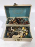 Jewelry Box Full Vintage Estate Jewelry