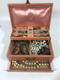 Jewelry Box Full Of Vintage Estate Jewelry