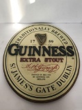 Guinness Stout Wood Advertising Sign