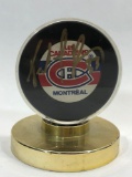 Signed Les Canadians Hockey Puck
